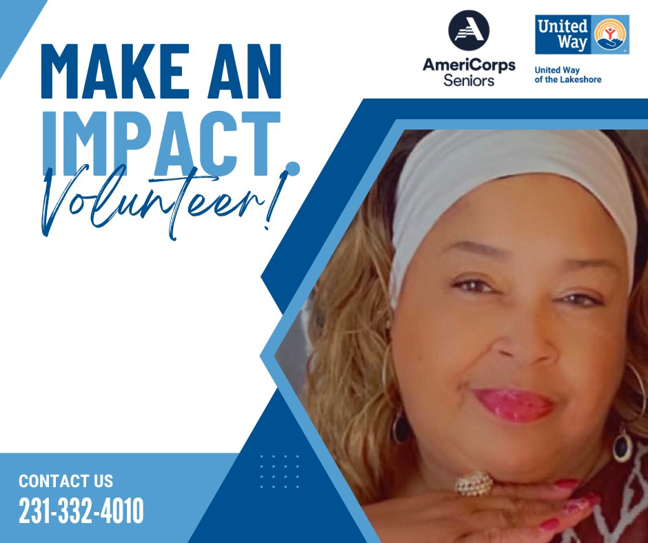 Meet Retired and Senior Volunteer Program (RSVP) member Portia! Portia is a passionate advocate for our community's children & currently volunteers for Club 188. Want to volunteer like Portia? Consider joining the Retired and Senior Volunteer Program at unitedwaylakeshore.org/retired-senior….