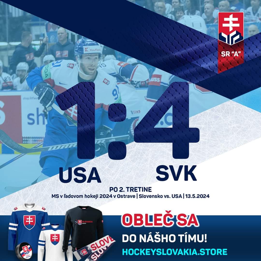 Tak po druhej tretine tohto skvelého zápasu naších hokejistov proti reprezentácií USA vedieme 4:1🔥🇸🇰 Góly #2 🥅 Matthew Boldy🇺🇲 🥅 Šimon Nemec🇸🇰 🥅 Patrik Koch🇸🇰 #MensWorlds