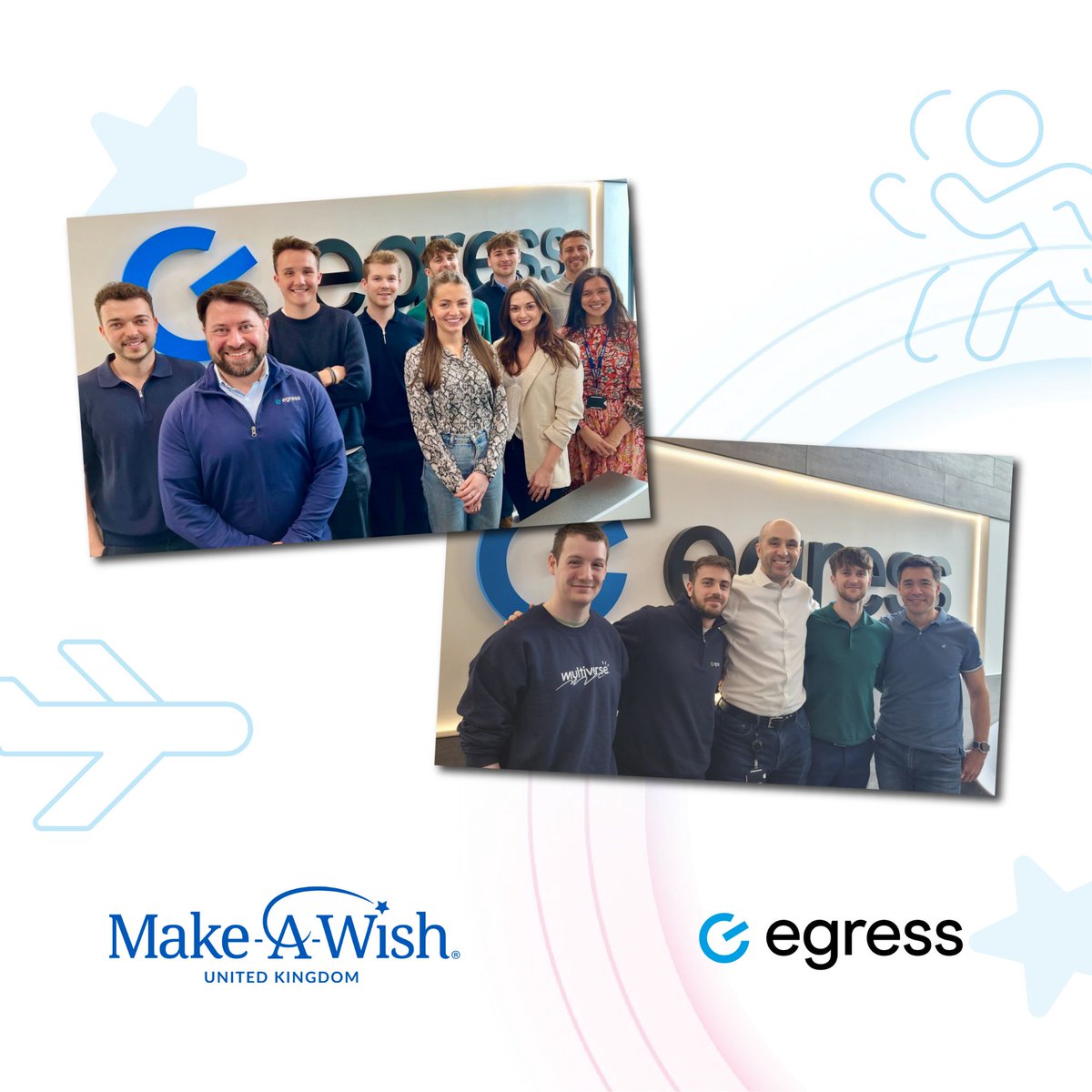 EgressSoftware's tweet photo. The countdown is on 🏅 

The Hackney Half Marathon is just around the corner and #TeamEgress runners are getting some last-minute training in as they race for Make-A-Wish UK 🏃‍♂️ 💫

If you are able to contribute to this wonderful cause, please donate here: https://t.co/0fNLgexC5a https://t.co/ZP7ycTz7iL