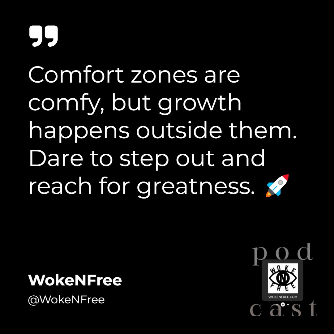 Playing it safe is a recipe for stagnation. Unleash your potential and reach for the stars! #TakeARisk #ReachForGreatness #WokeNFree