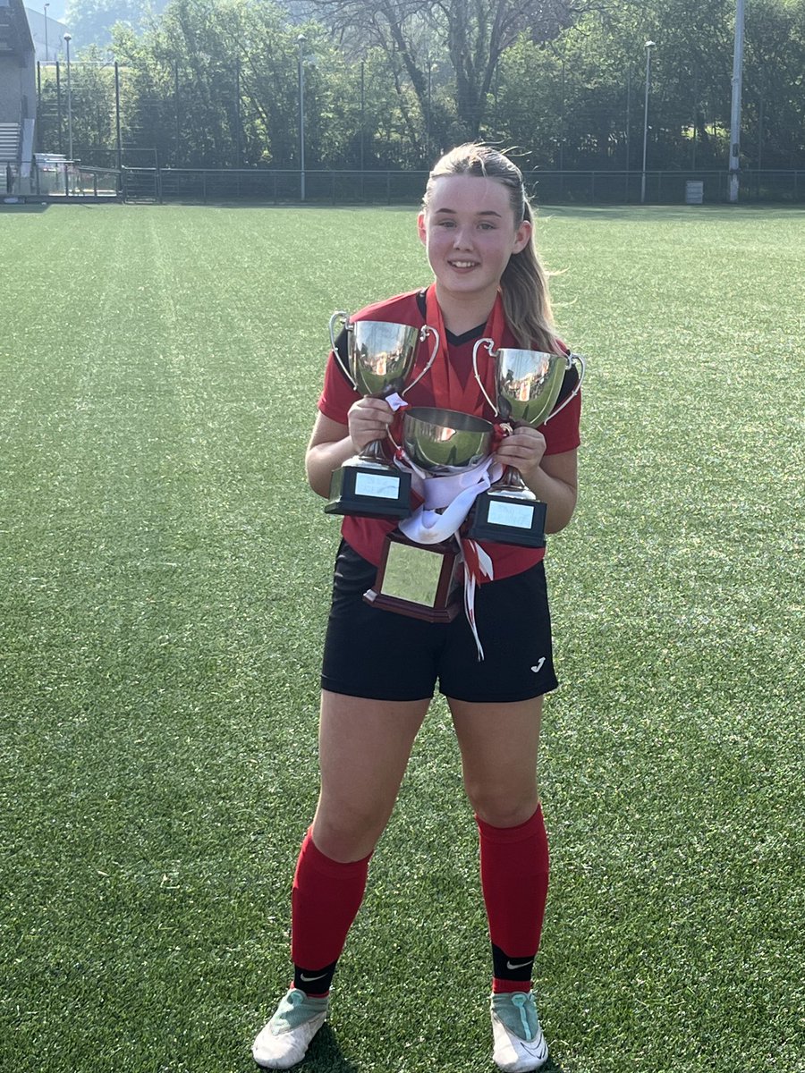 MattTout's tweet photo. So proud of this girl ⁦@EllaTouty⁩ winning the treble this season with ⁦@CDFW_Reds⁩ a girl in my eyes with the right attitude and ability!  What a team with the best COACHES in girls football ⚽️⚽️⚽️ ⁦@WhitchurchPE⁩ https://t.co/7HvsrJolm1