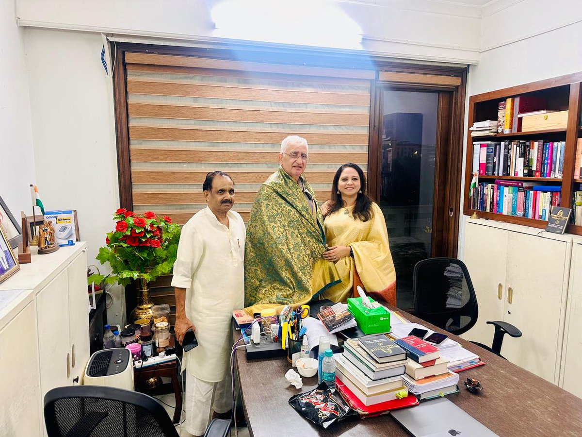 salman7khurshid's tweet photo. Celebrating Syed Hazeena's as the President of Tamil Nadu Mahila Congress. 

I wish her all the best in her future endeavours. https://t.co/ZZO4Vu5B2o