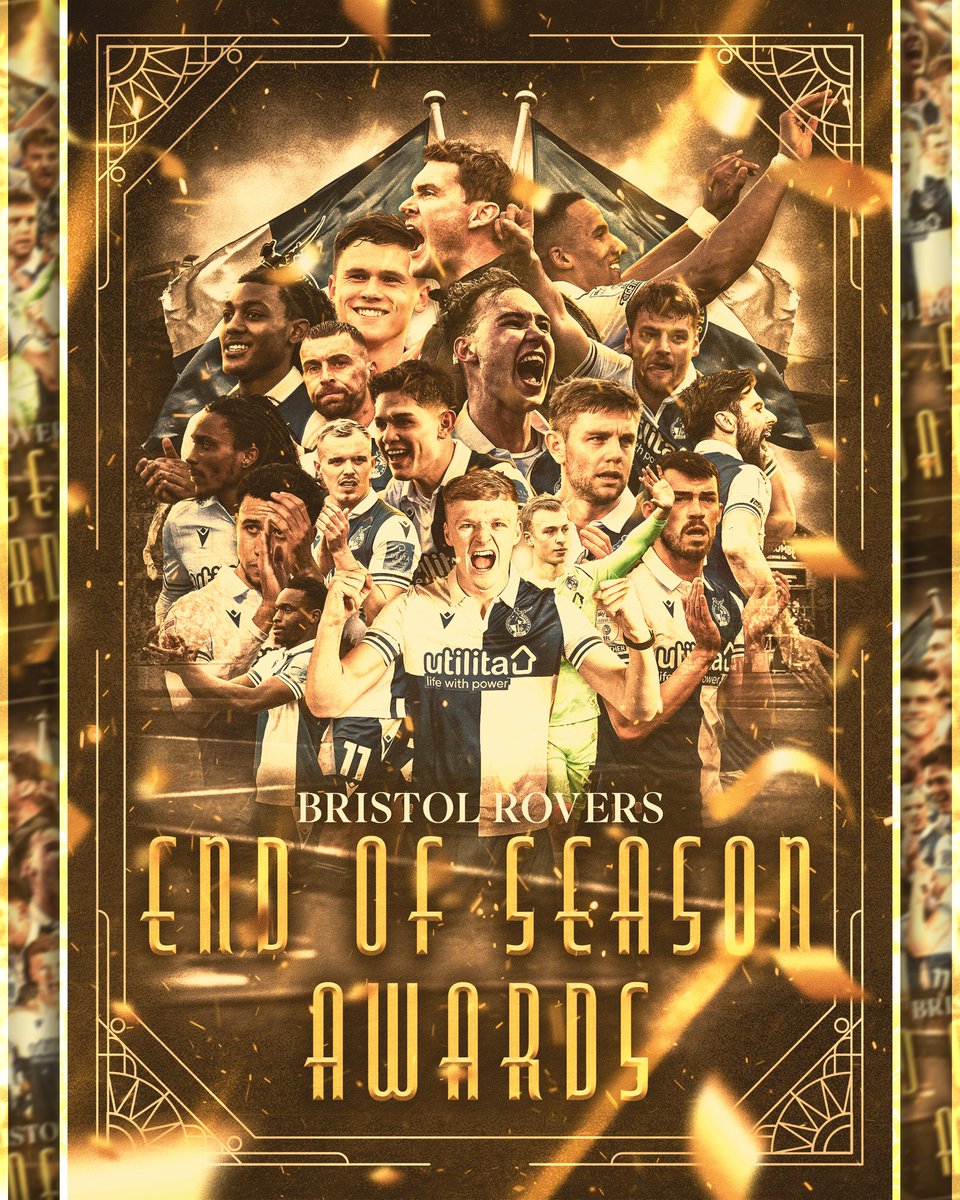 𝑬𝑵𝑫 𝑶𝑭 𝑺𝑬𝑨𝑺𝑶𝑵 𝑨𝑾𝑨𝑹𝑫𝑺 🏅

Programme cover artwork for Bristol Rovers’ End of Season Awards night a few weeks ago. 🎨

@Official_BRFC x @CurtisSport 

#smsports | #UTG | #BRFC | #BristolRovers