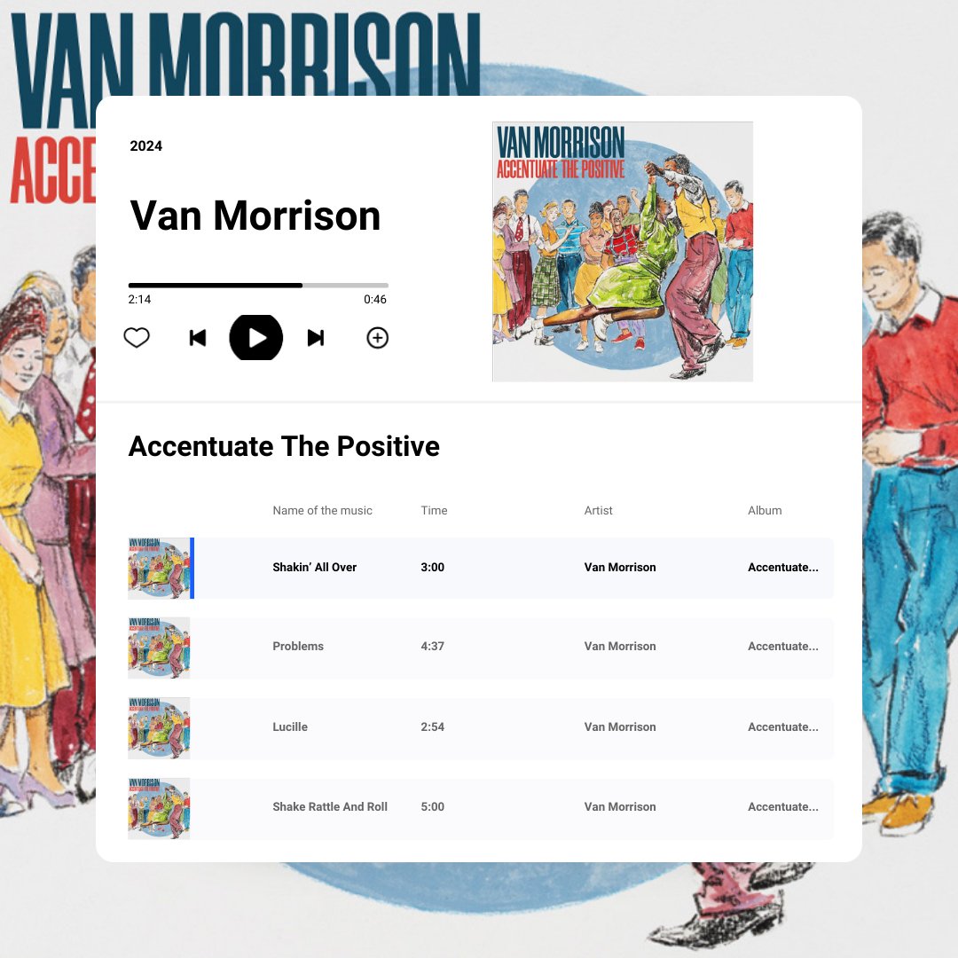 What's your favourite track from Accentuate The Positive? Comment below! 💃🕺 vanmorrison.lnk.to/ATPSR