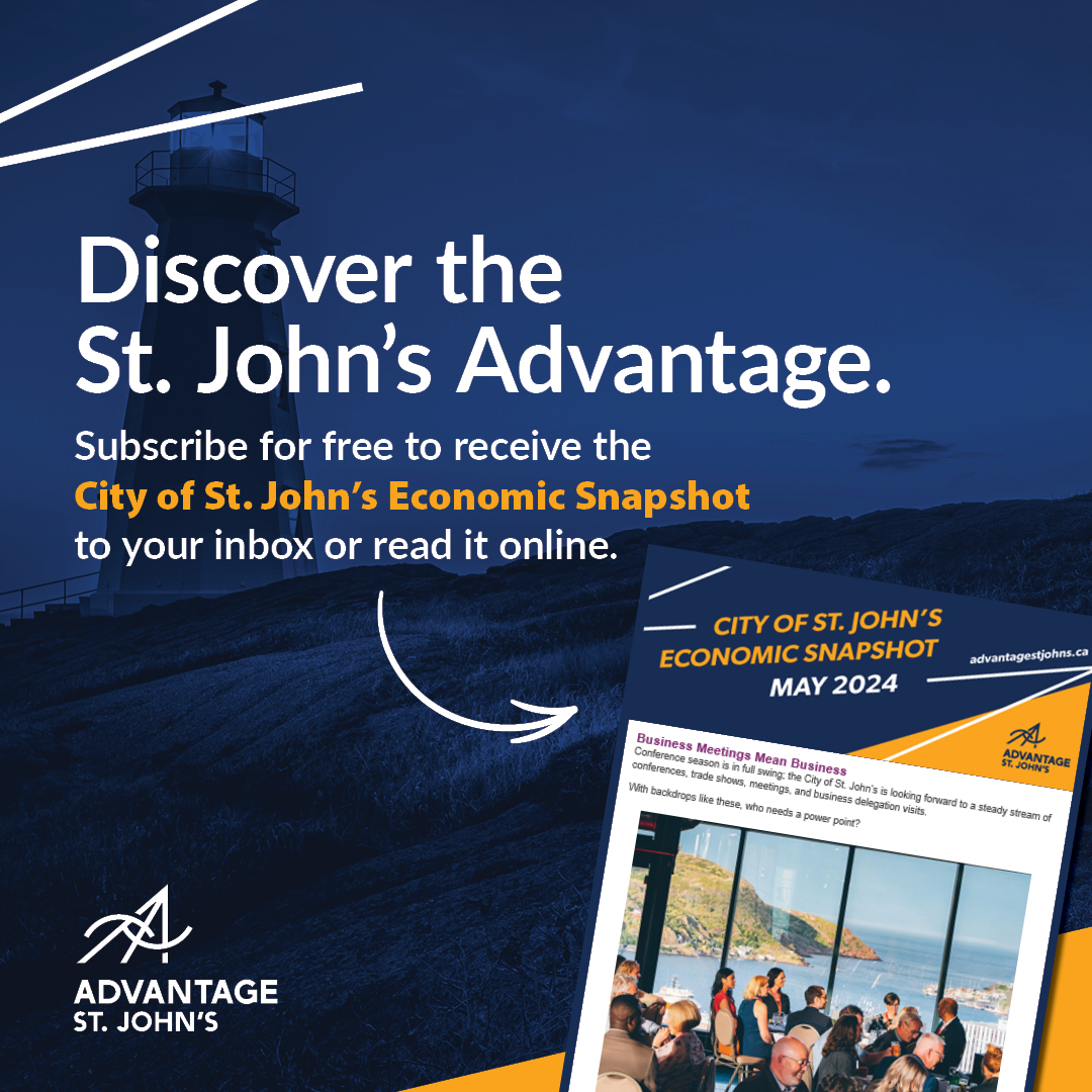 The @CityofStJohns monthly ECONOMIC SNAPSHOT delivers timely metro area news and #economicindicators.

To read the latest and to subscribe for FREE:  conta.cc/4bbTqPu

#AdvantageStJohns #stjohnsnl #NewfoundlandLabrador #LoveData