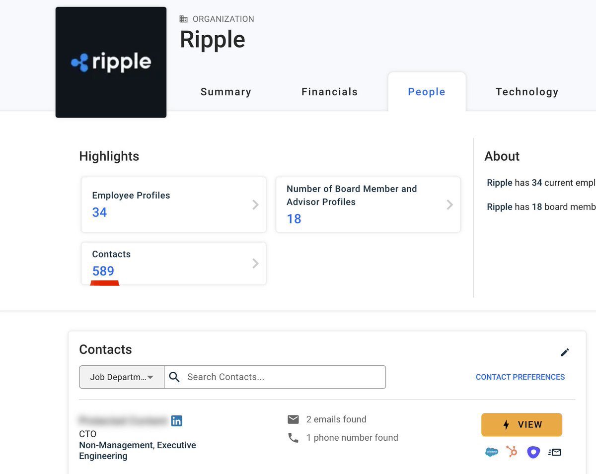 WOW! 💥

#Ripple has 589 employee contacts - don’t tell me it’s coincidence once again 😭