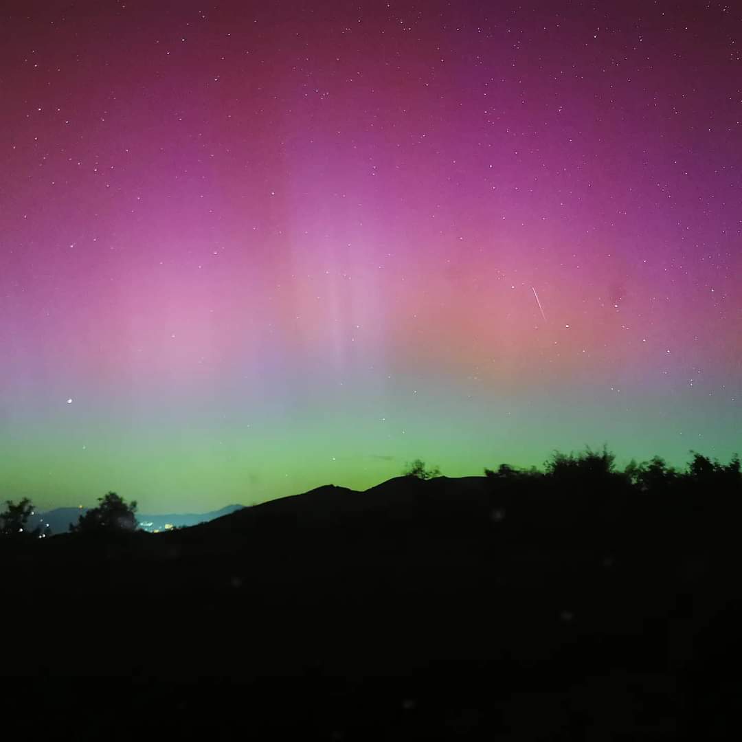 Ieri sera, la Tempesta Solare, dai cieli dell'Umbria!