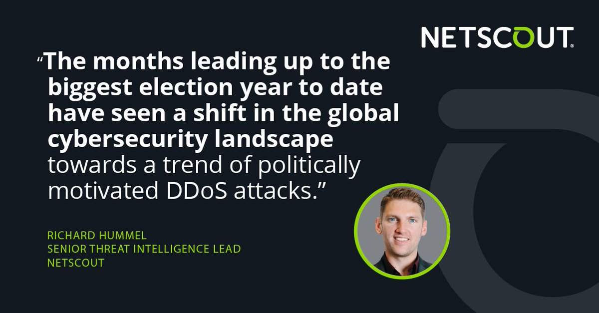 Over 7 million DDoS attacks in 6 months of 2023—many politically motivated. Our analysis reveals a 15% rise, with key targets including Ukraine, Spain, and Poland. As elections loom, expect more cyber disruptions globally, warns Richard Hummel. netscout.link/6017jCPnN