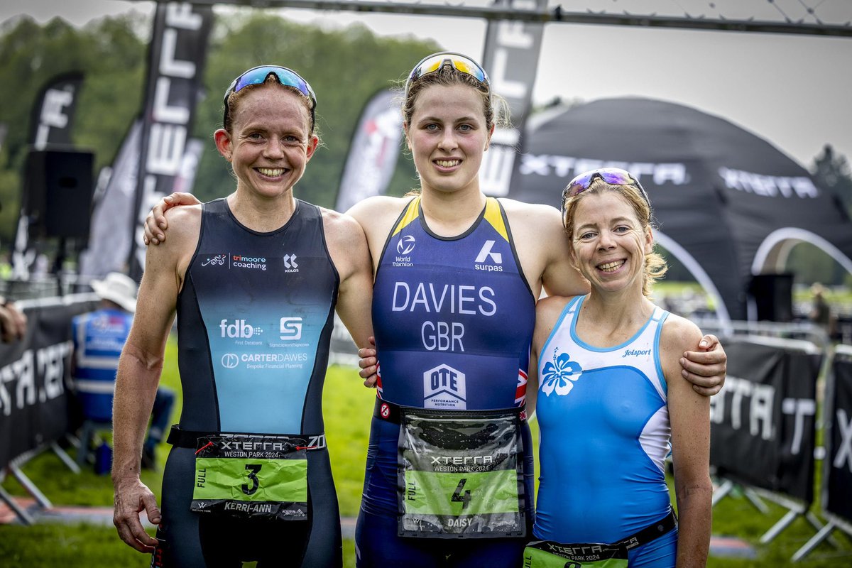 Carter_dawes's tweet photo. Massive congratulations to @KerriAnn2991 for her second place finish at XTERRA UK… A reward for all that hard work and training. Well done from all the team here @Carter_dawes #alwaysimproving https://t.co/r9MgCsymM6