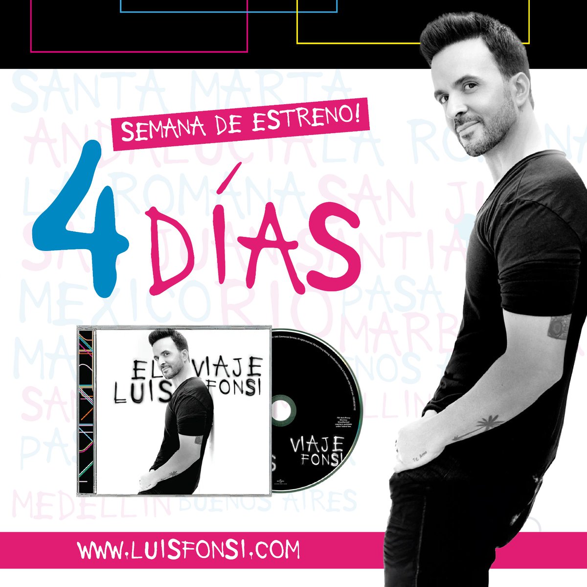 FALTAN 4 DIAS PARA EL ESTRENO DE #ELVIAJE de nuestro amado
<a href="/LuisFonsi/">Luis Fonsi</a>  
NOSOTRAS ESTAMOS YA LISTAS PARA ESTE NUEVO LANZAMIENTO 
¿Y USTEDES? 

<a href="/Fonsisangels/">Fonsi's Angels Arg</a>