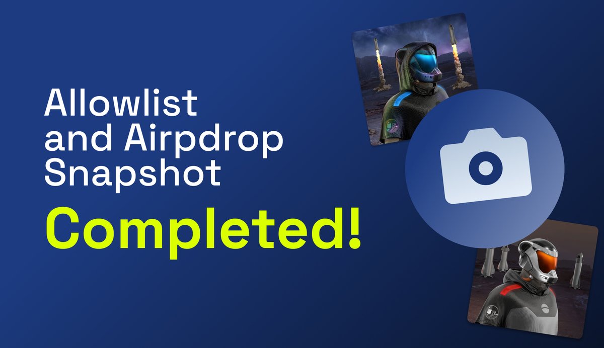 📢 The Beranaut Snapshot is done for the Allowlist and Airdrop! 🚀 Stay tuned tomorrow to: See how many airdrops you've qualified for Check your Allowlist status on Kingdomly Get ready for the mint page link!