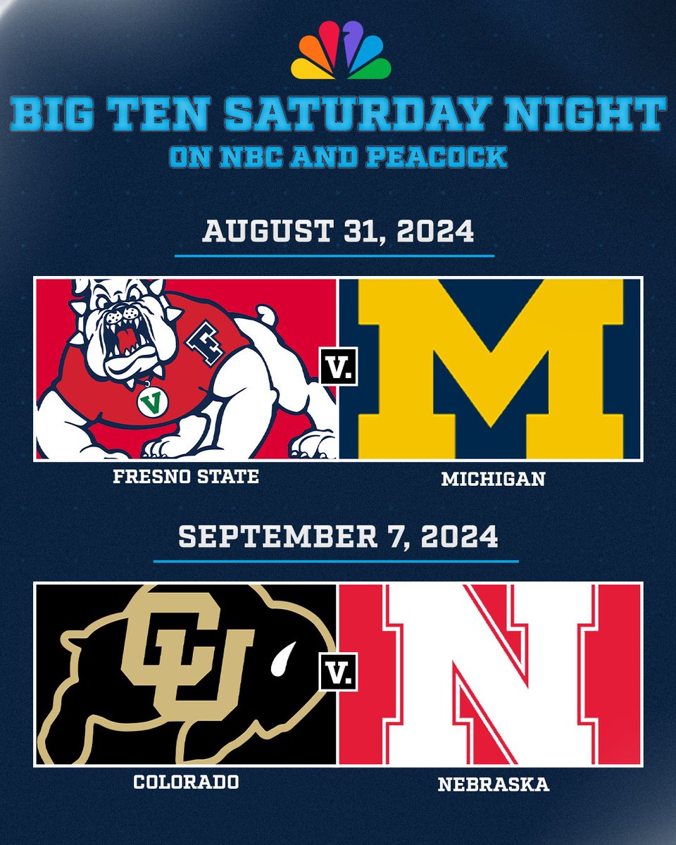 Big Ten Saturday Night is BACK. 🔥