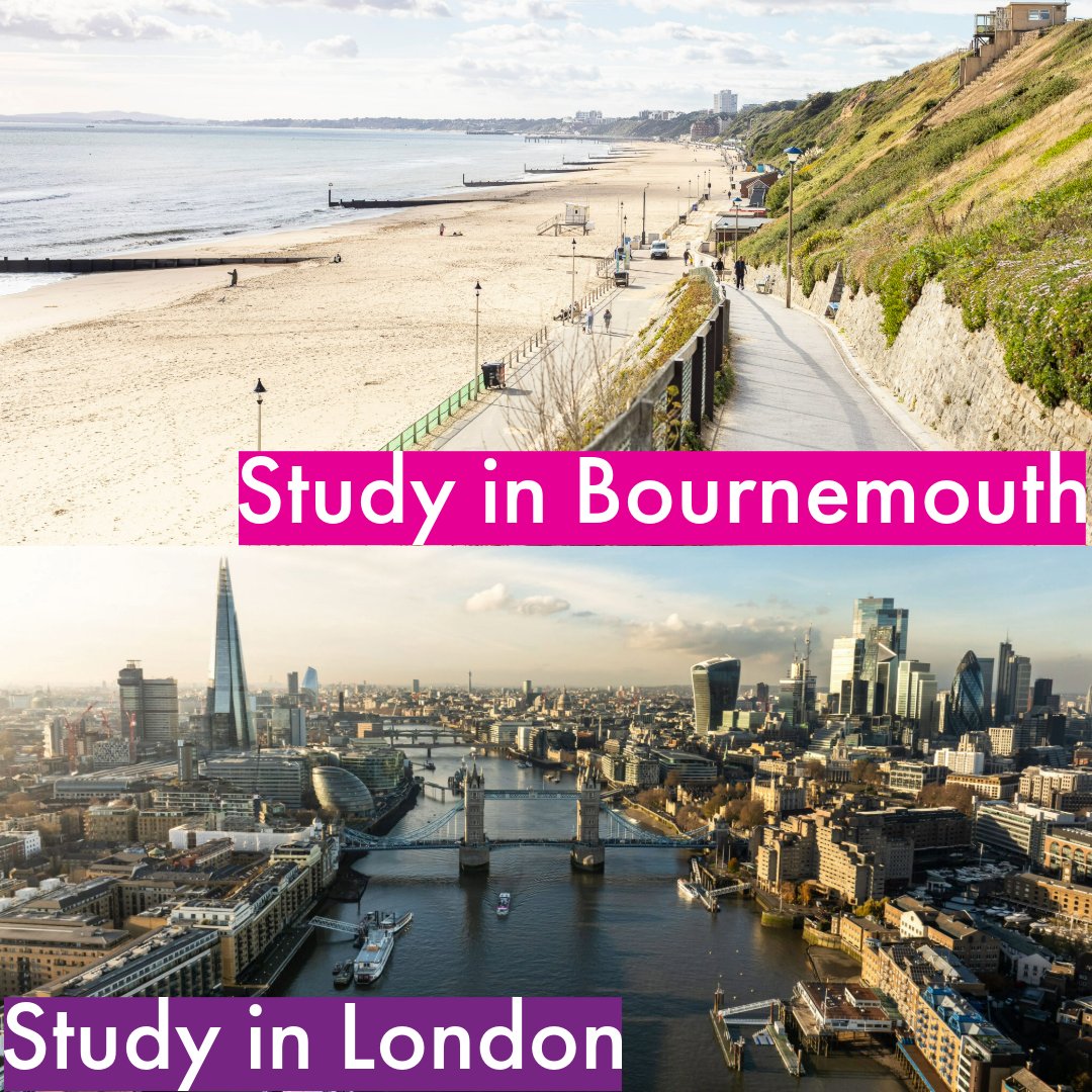🏙️ Study in London > bit.ly/3QIivJn #HigherEducation #MakeAdifference #TakeYourCareerFurther #Bournemouth #London #UniversityLife #StudentLife #HealthSciencesUniversity #HealthSciences #StudyInLondon #StudyInBournemouth 🧵8/8