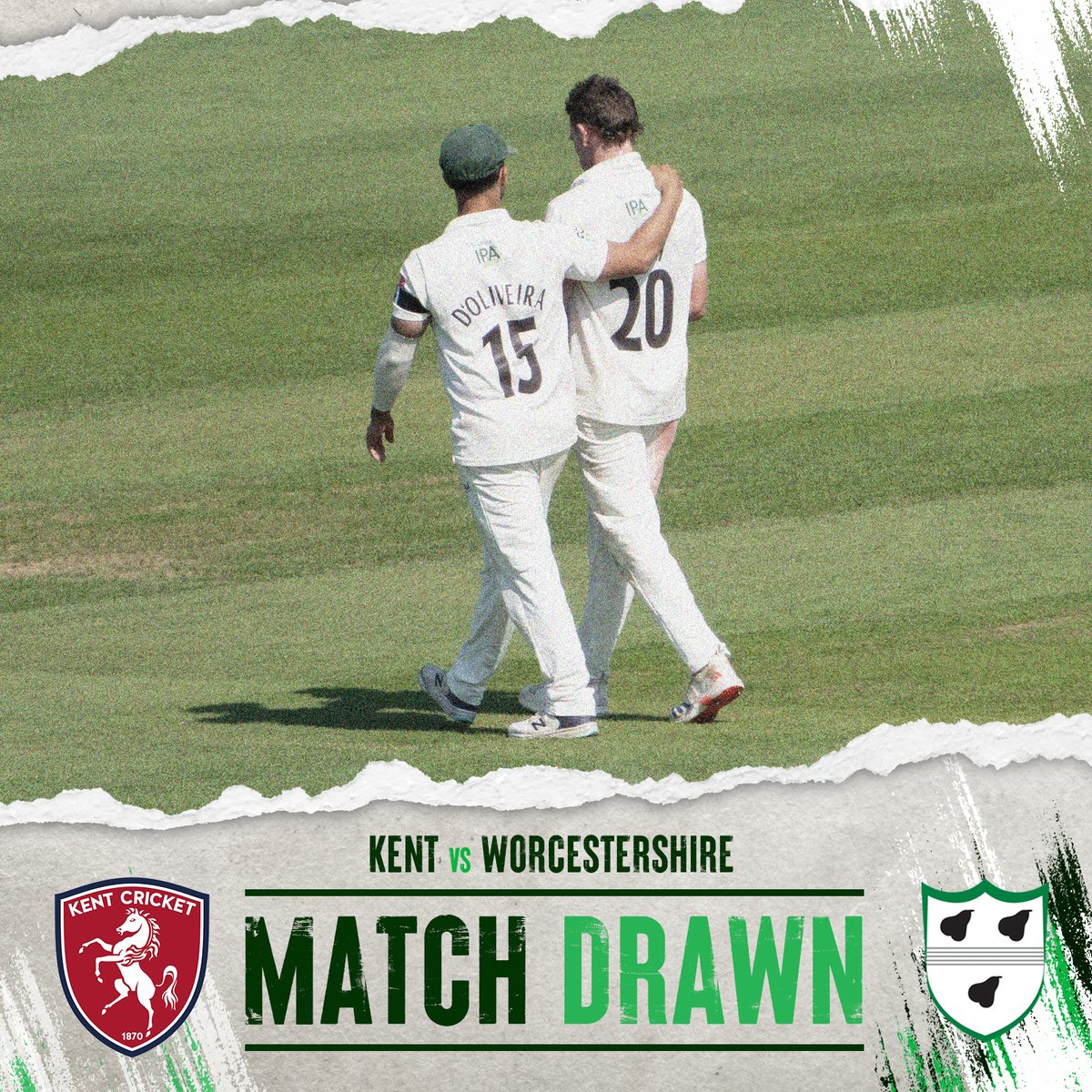 WorcsCCC's tweet photo. The boys gave it everything 🫡

Hope we did you proud, Josh.

#JB33 💚 https://t.co/3HX2nQvTfC