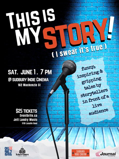 What are you doing June 1st? Here’s a proposal. Peter Williams hosting evening of storytelling.