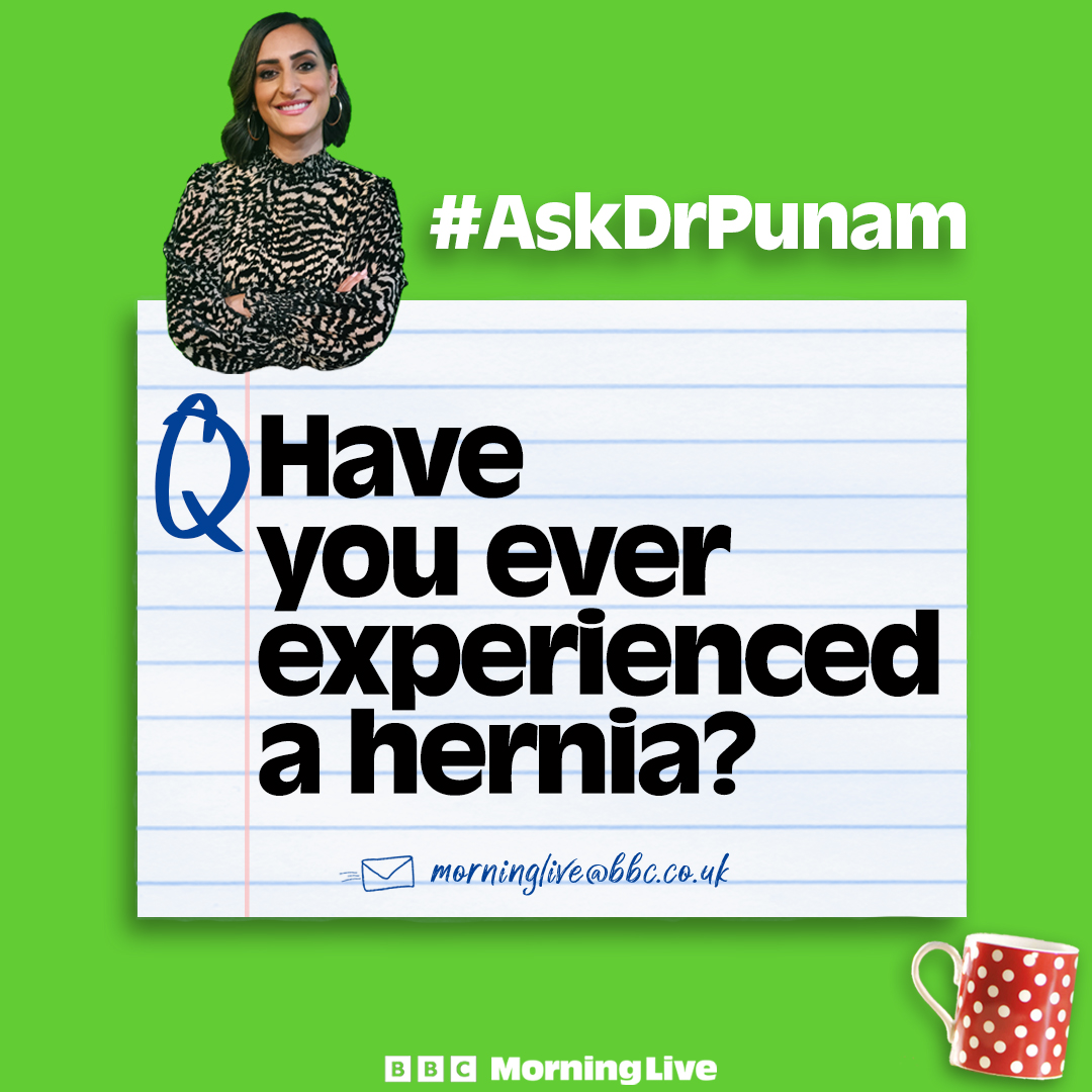 On Friday, @DrPunamKrishan will be discussing the causes of hernias and how to manage them. Have you ever experienced a hernia? If so, how did it happen? Let us know!