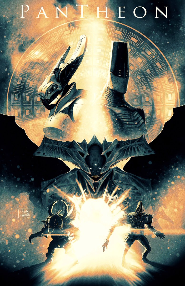 MetaWorks818's tweet photo. "If there's any fight left in you, Guardian, get up! And give it to me!"

Haven't done a personal destiny piece in a while, and a bunch of raid bosses from Pantheon seemed fun.

#Destiny2Art #AOTW #Destiny2AOTW #Oryx #Rhulk
#Pantheon #Destiny2 #DestinyArt https://t.co/5N7esr3gnT