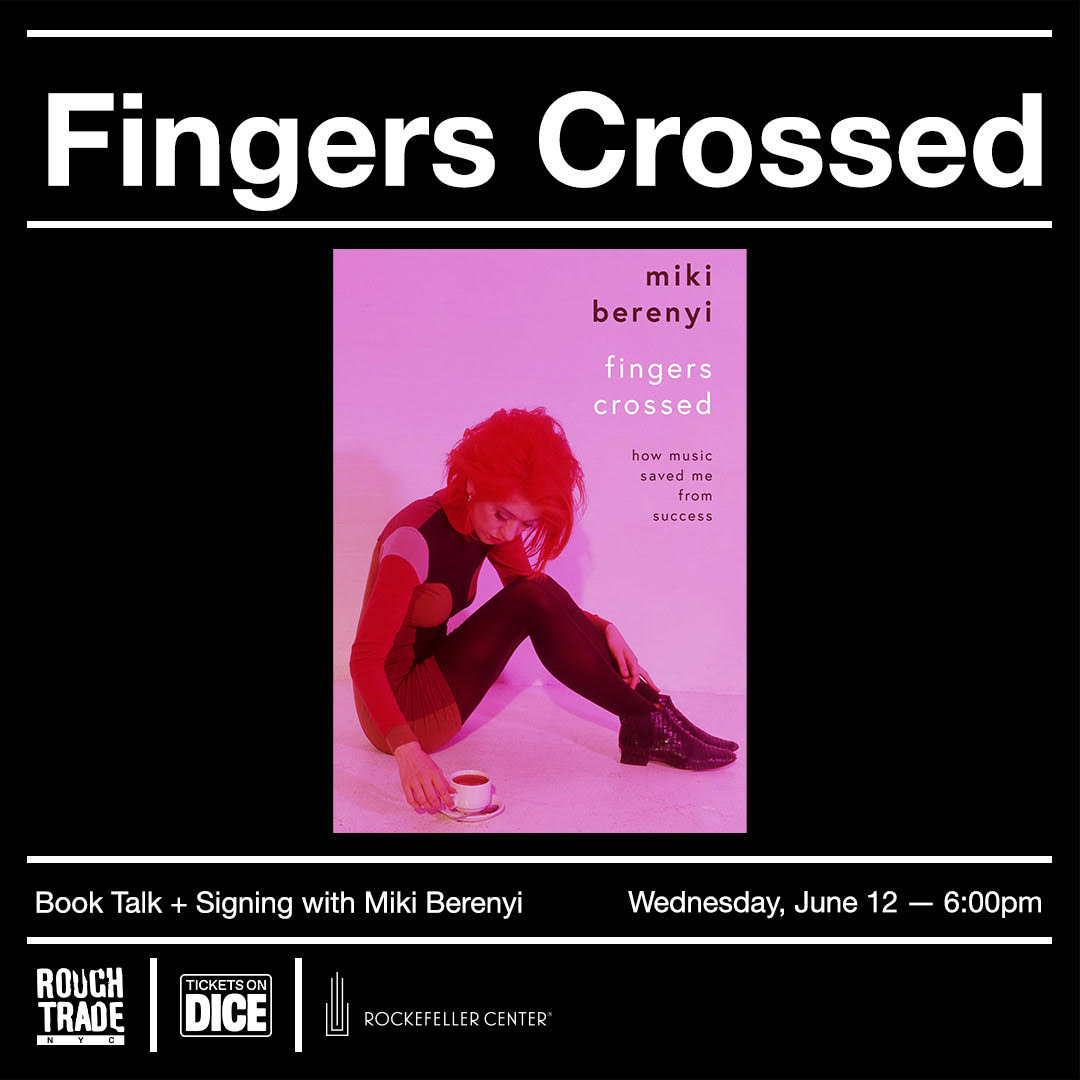 I'll be talking about my memoir and signing stuff at Rough Trade in New York on Weds 12 June at 6pm. Tix here! link.dice.fm/vc0684f60f20