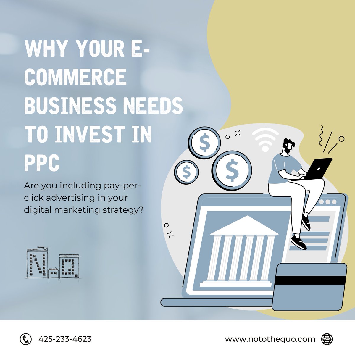 PPC advertising is a paid strategy where advertisers pay per ad click, helping bring targeted visitors to your site. Here's how it helps:
1. Immediate brand exposure &amp; traffic.
2. Precise targeting.
3. Measurable ROI with analytics.
Need PPC services? Contact N2Q! #ppc #ecommerce