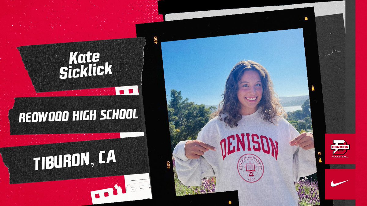 DenisonVB's tweet photo. 𝘏𝘰𝘮𝘦 𝘰𝘯 𝘛𝘩𝘦 𝘏𝘪𝘭𝘭!
‌
☑️Kate Sicklick
📍Tiburon, CA
🏐Middle Blocker / Absolute Volleyball Club
‌
#DUVB #GBR https://t.co/qzzYhwA4QM