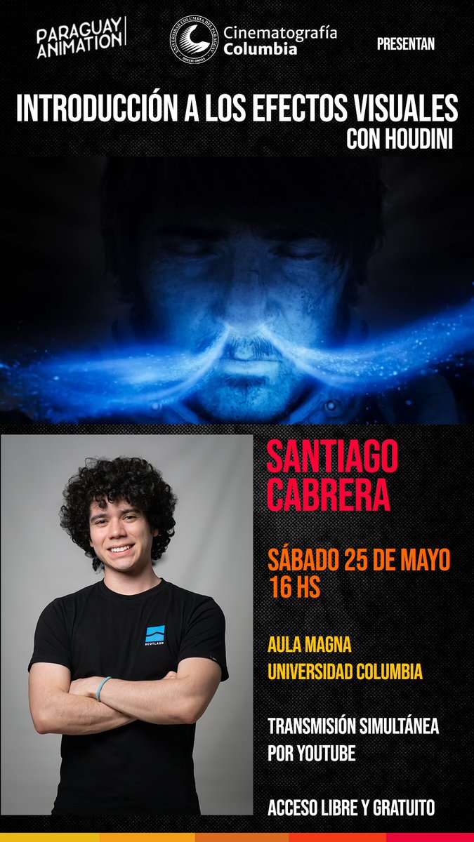Paraguay Animation y la Universidad Columbia te invitan a esta charla dirigida a todos los apasionados por el mundo de la animación con ganas de aprender y entrar a esta industria.