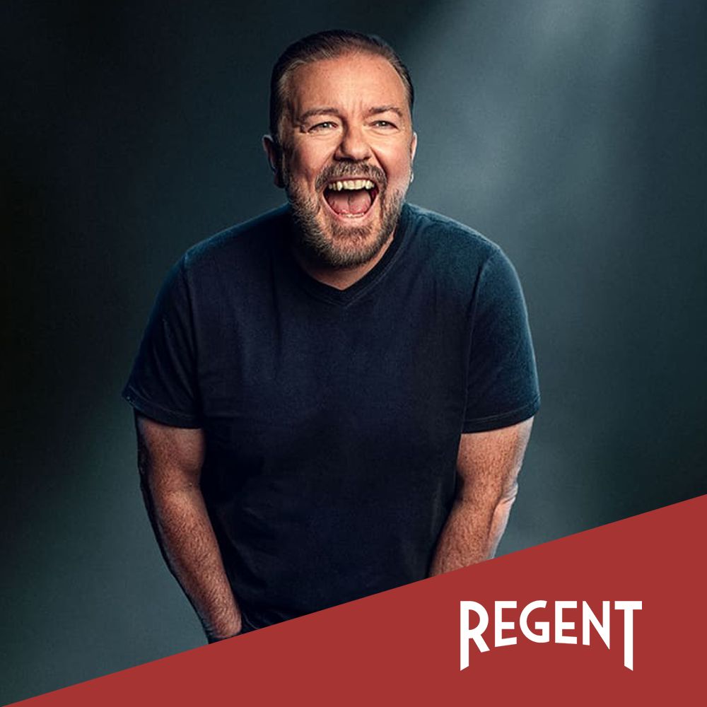 Tonight, Ricky Gervais & Friends are on at The Regent Centre. He’s in town previewing his latest material for two nights.. #christchurch #comedy livenation.co.uk/show/1485777/r… 
 ‌