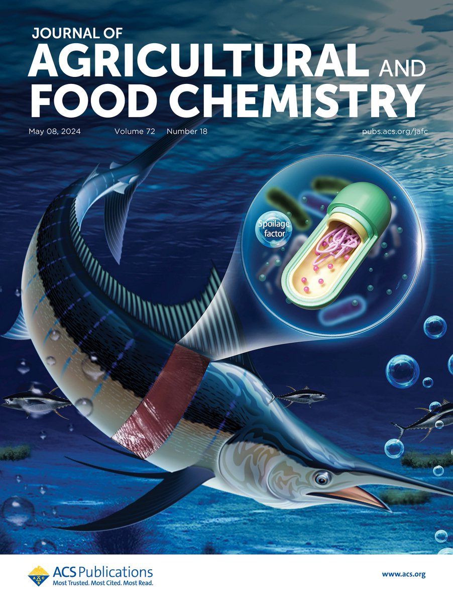 This #JAFC cover demonstrates the identification of a co-culture of bacteria that cause #spoilage in aquatic food, and their response to low temperatures through ABC transporter proteins. Check out the article at go.acs.org/9k3