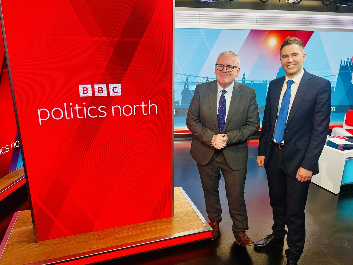 Good to have the opportunity to appear on BBC Politics North and talk about important issues such as Rwanda, Free School Meals and NHS. #bbcpn

Check out the full show at: bbc.co.uk/iplayer/episod…