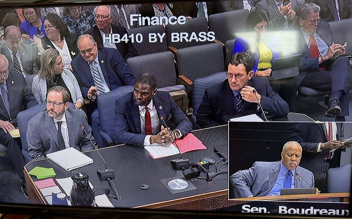 HB 410 (Rep. Brass), which would increase the Capital Outlay threshold from $500,000 to $1M for projects going before a professional services selection board, moved favorably out of Senate Finance. It now heads to the Senate floor. #lalege