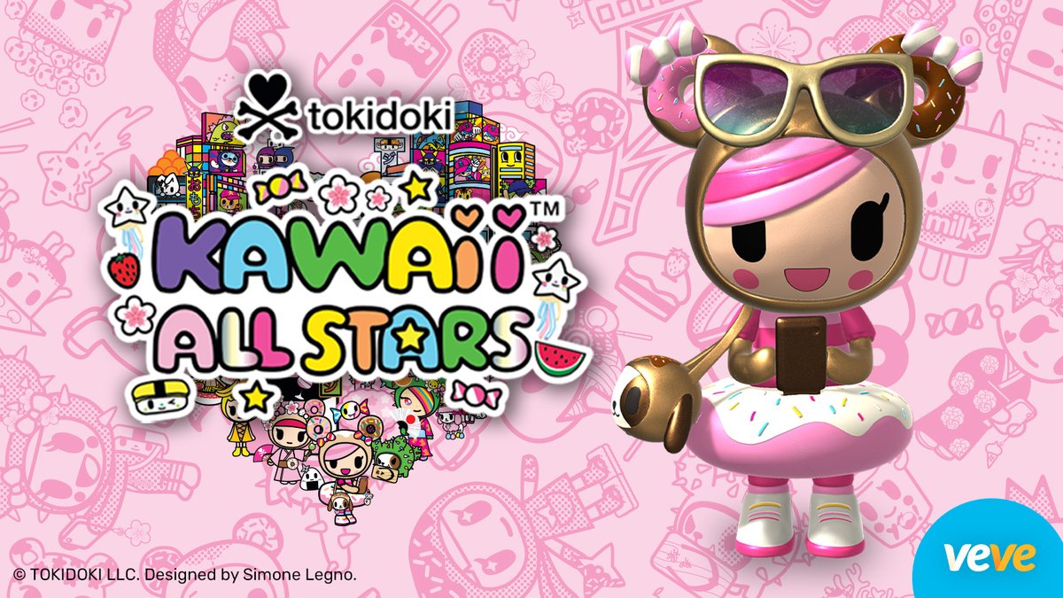 So KAWAII!!!! 😍 @tokidoki's newest series on Veve features eight seriously adorable characters where every moment is filled with friendship, fun, and kawaii magic! Kawaii All Stars series drops in blind box format on Sat 18 May at 8AM PT go.veve.me/3wxK4OO