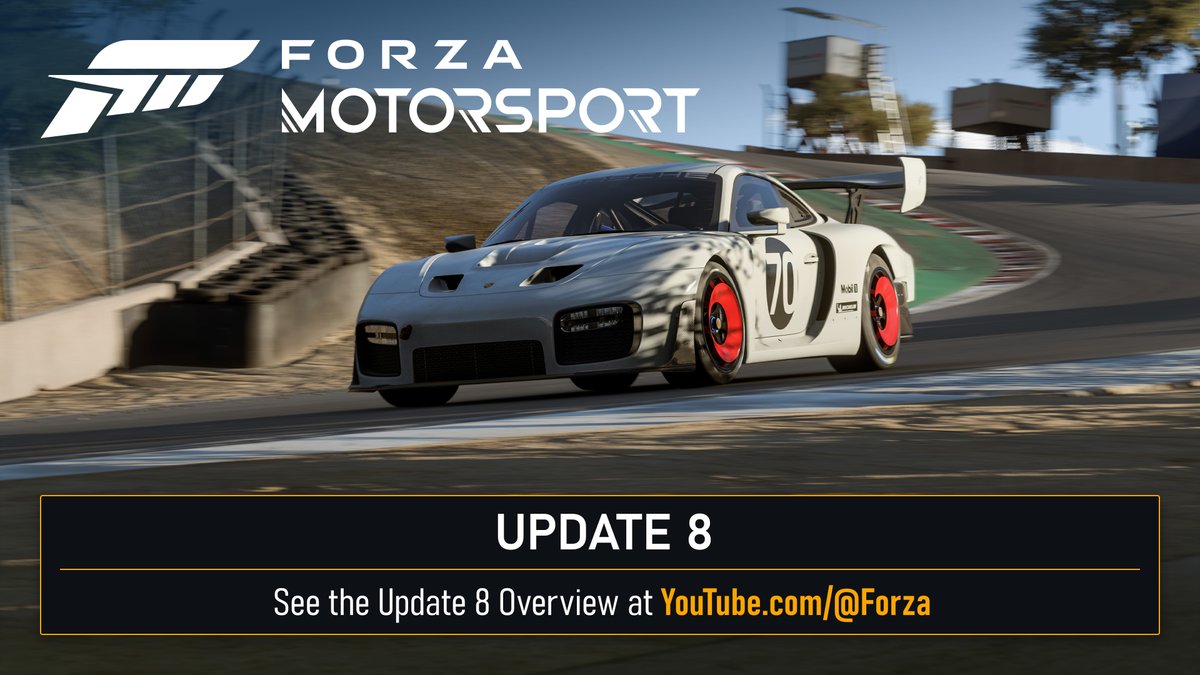 Celebrate the cars that are blurring the line between production road cars and high-end racecars in #ForzaMotorsport Update 8. Here's your overview of the cars, events and improvements you can look forward to over the next four weeks.