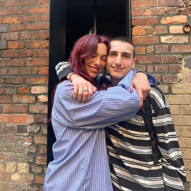 Dua Lipa and her brother, Gjin, via Instagram!