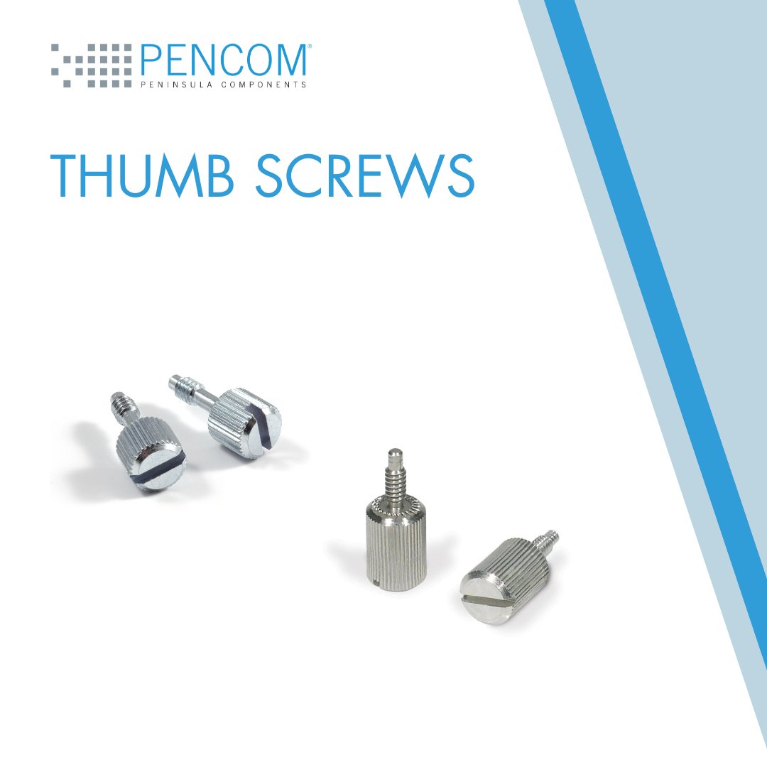 🔹PENCOM Products: Thumb Screws🔹 Enhance your installations with PENCOM’s easy-to-use thumb screws, perfect for frequent adjustments without tools. Explore the possibilities: pencomsf.com/product-catego… #PENCOM #ThumbScrews #Fasteners #EngineeringExcellence #ManufacturingMonday