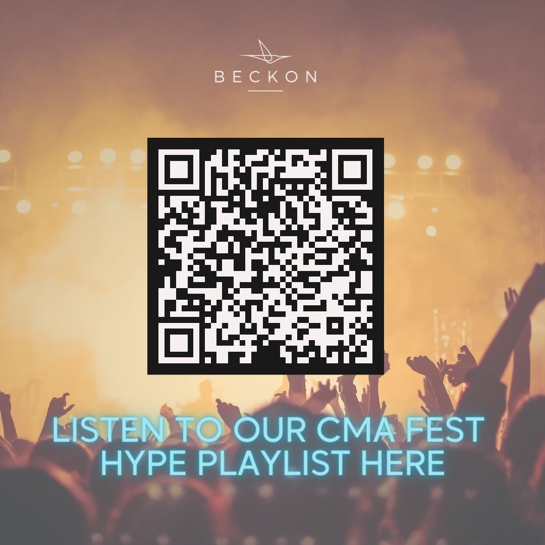 Less than a month until #CMAFest! To get you in the spirit, we've curated a playlist, and trust us, it's a vibe you won't want to miss. Can't wait to welcome all you country music fans to Music City for an unforgettable weekend of music, memories, and good vibes. #BeckonHomes