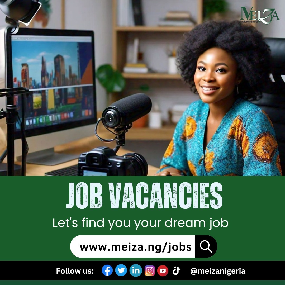 Have you been to our Job category page today?
Don't miss out on this opportunity to explore exciting career prospects.
📷Browse and apply for the latest job opportunities in Nigeria: meiza.ng/jobs
Your dream job may be just a click away! 📷📷
#meiza #JobOpportunities