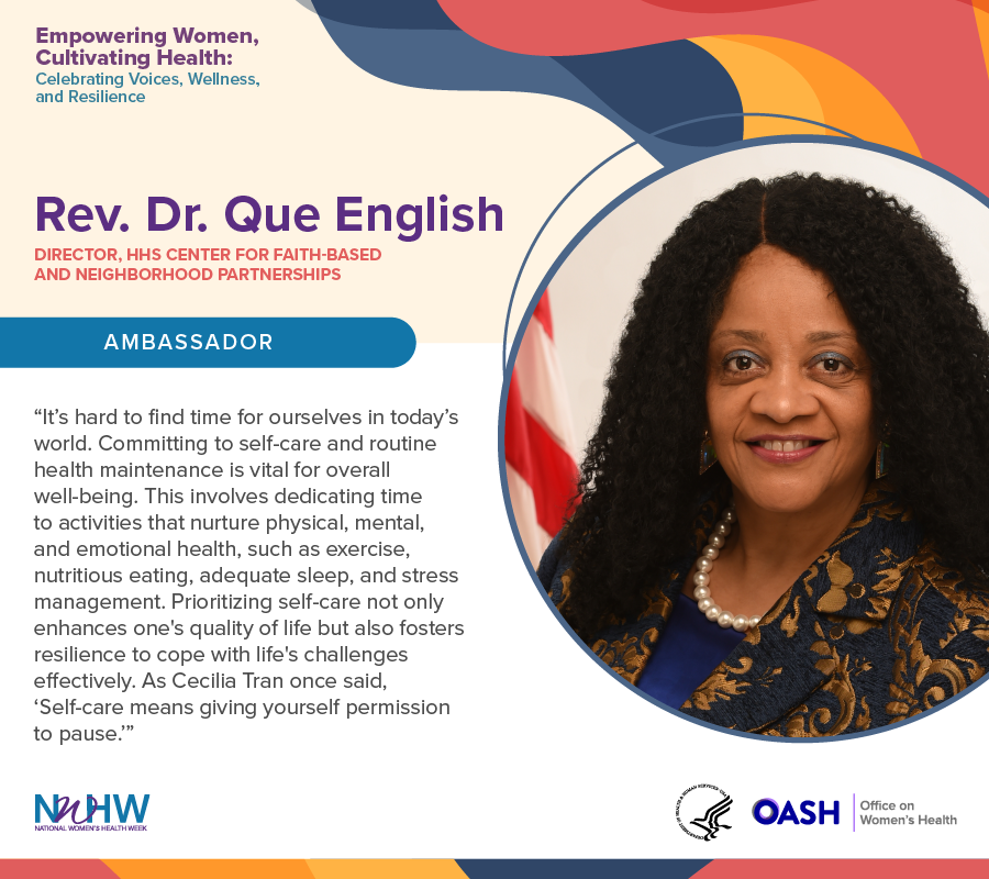 🌸 It’s National Women’s Health Week! Join OWH in celebrating with our 2024 #NWHW Ambassadors as they help champion #WomensHealth issues such as #SafeSexualHealth, #ReproductiveHealth, #MentalHealth, & more! Check out our 2024 NWHW Ambassadors here: ms.spr.ly/6014YXBo8.