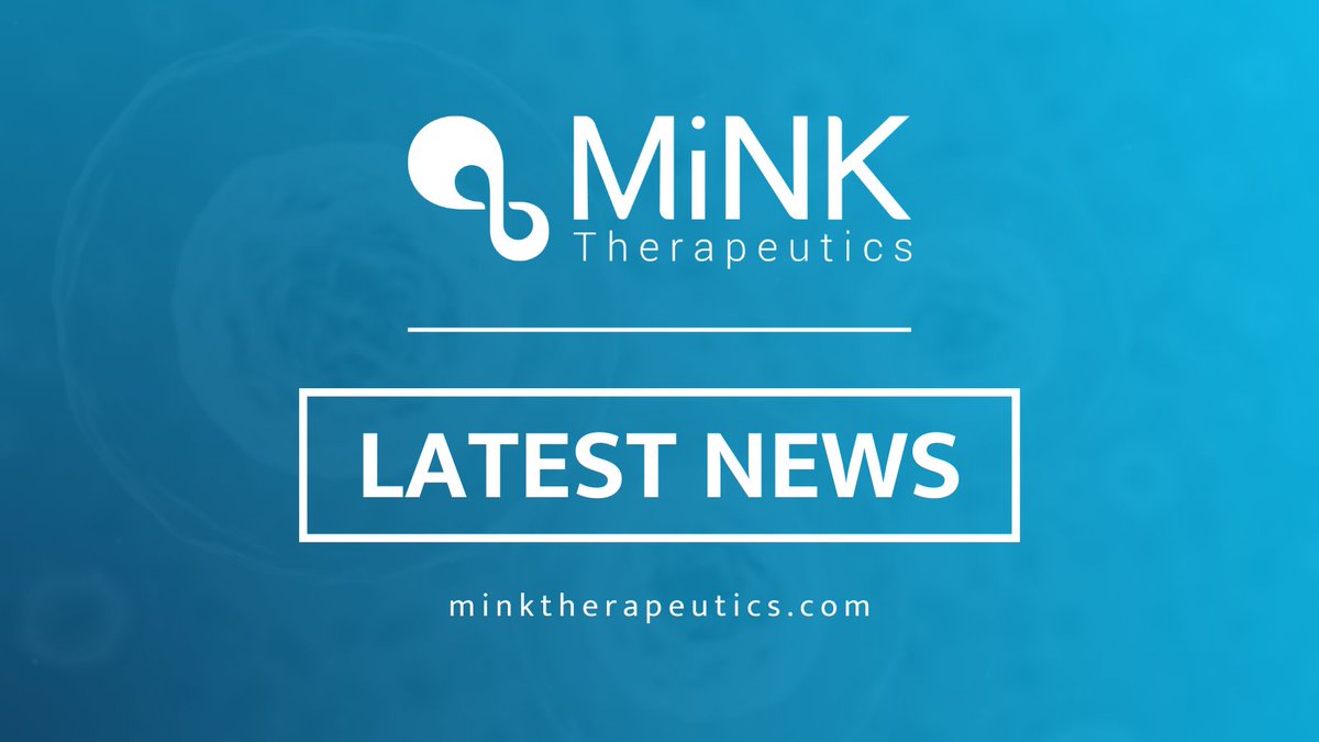 Today we’ve announced a $5.8M in private placement financing to accelerate MiNK-215's clinical development and the appointment of a Board Observer. Learn more: bit.ly/3UHIcv7