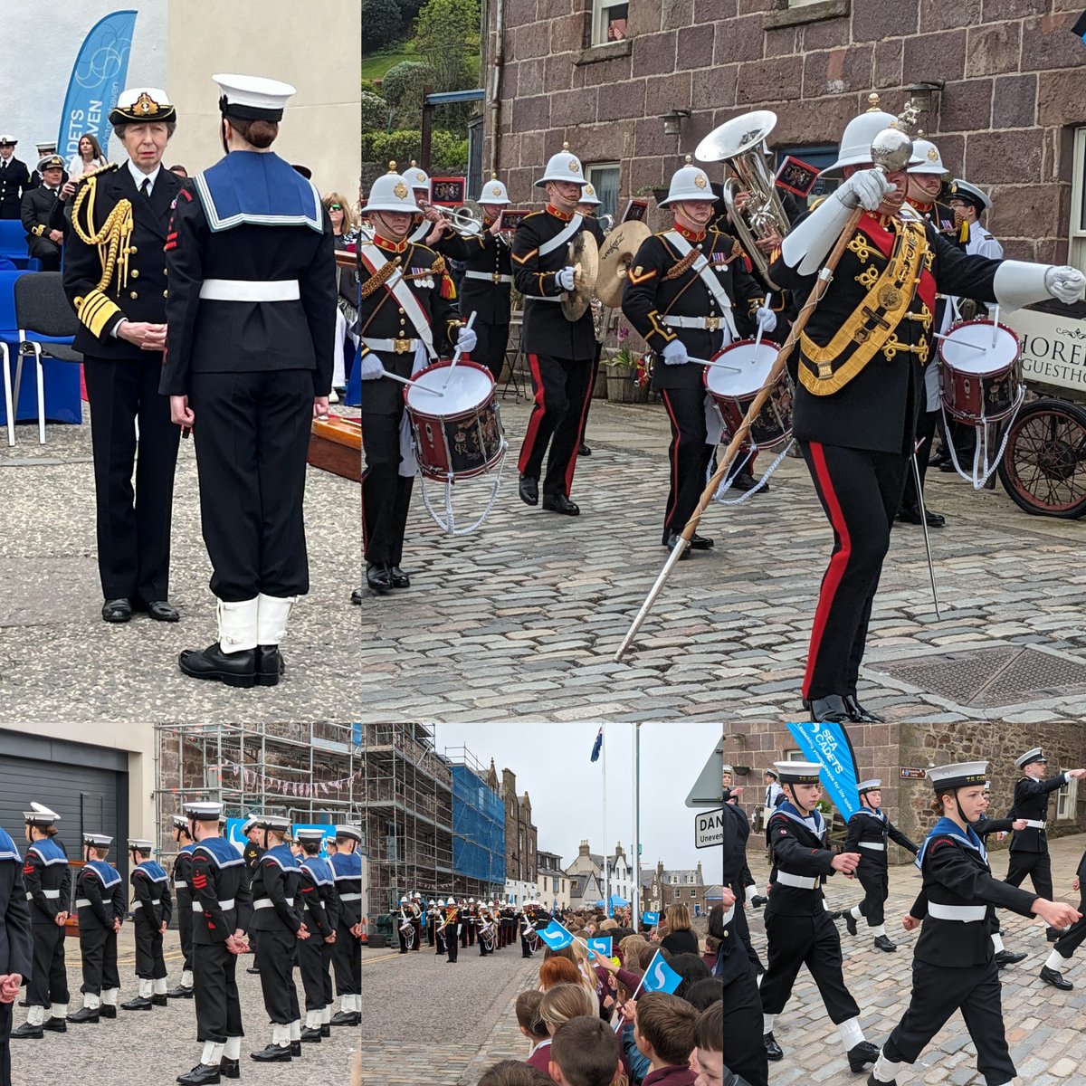 DunnottarSchool's tweet photo. Fantastic afternoon was had by P4-7 who were honoured to be invited to the official opening of the Sea Cadets new HQ. Also in attendance was HRH Princess Anne, Admiral of the Sea Cadet Corps. #CommunityEngagement @dywshire @SeaCadetsUK @RNinScotland @RoyalFamily https://t.co/QX8iIX78XA