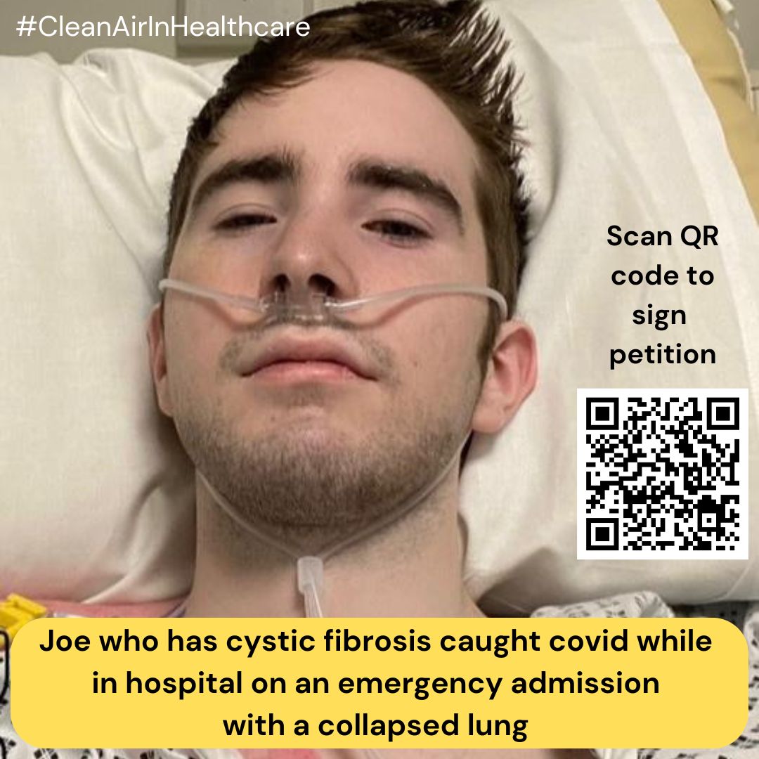 People with #cysticfibrosis have a constant battle to maintain the best health possible

The potential to catch #covid with each hospital admission adds another layer of stress &amp; worry

#CleanAir benefits everyone

PETITION⬇️
petition.parliament.uk/petitions/6545…

#CleanAirInHealthcare #Health