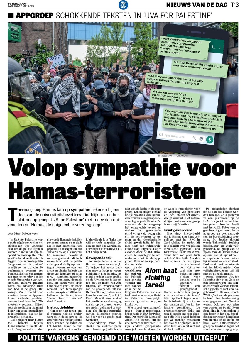 Martijntje verdient zelf 'afgeranseld' te worden. 
Die lieve kindjes van haar supporten Hamas.
Richtten vorige week voor 1,5 miljoen euro schade aan en vandaag nog meer.

Dit kwaadaardige sujet moet gestopt worden.
Zij stimuleert crimineel geweld en werkt notabene op @UniUtrecht