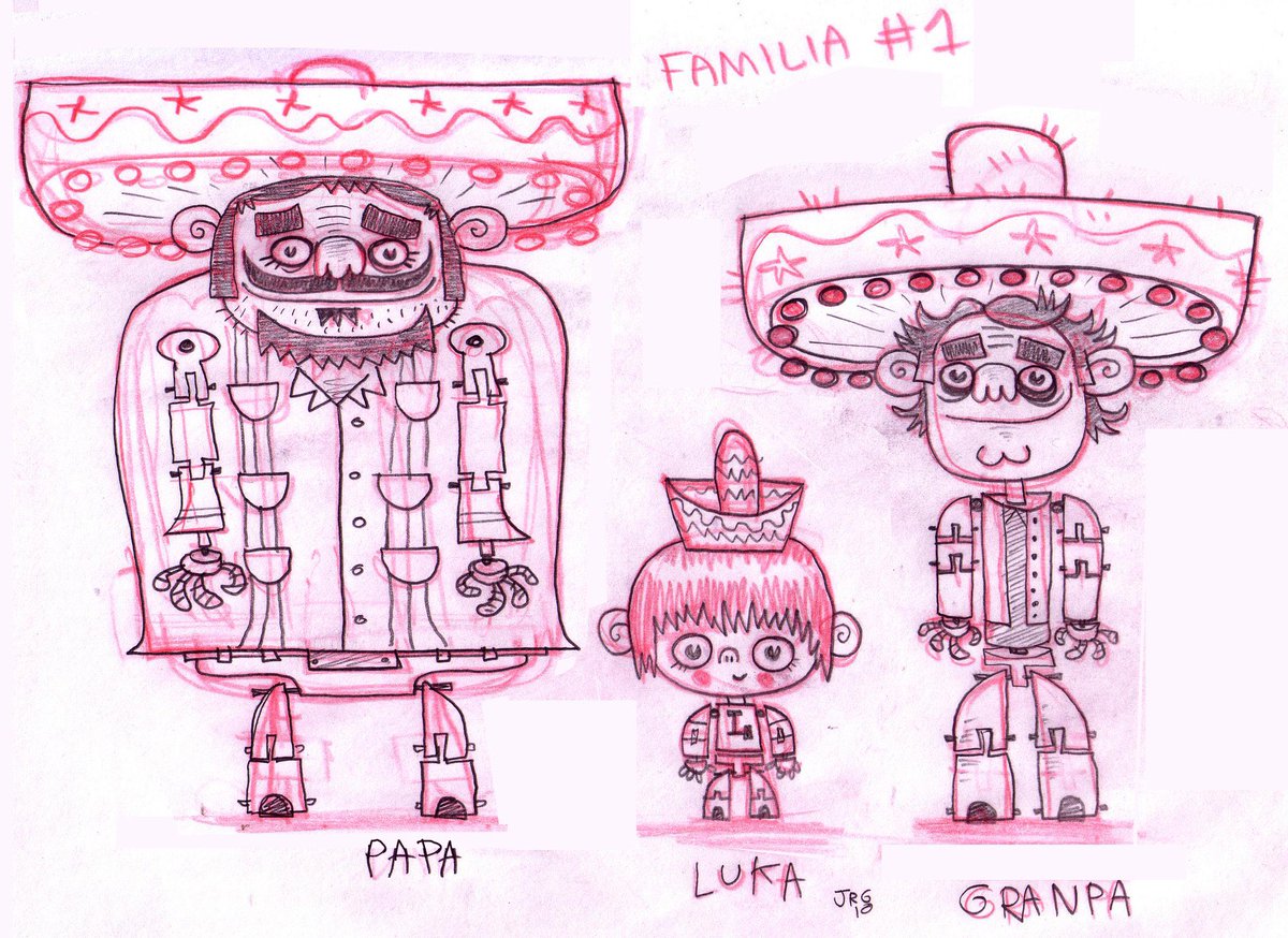 Once upon a time I tried to get myself, my father and Luka as cameos into The Book of Life. We couldn't afford it. 