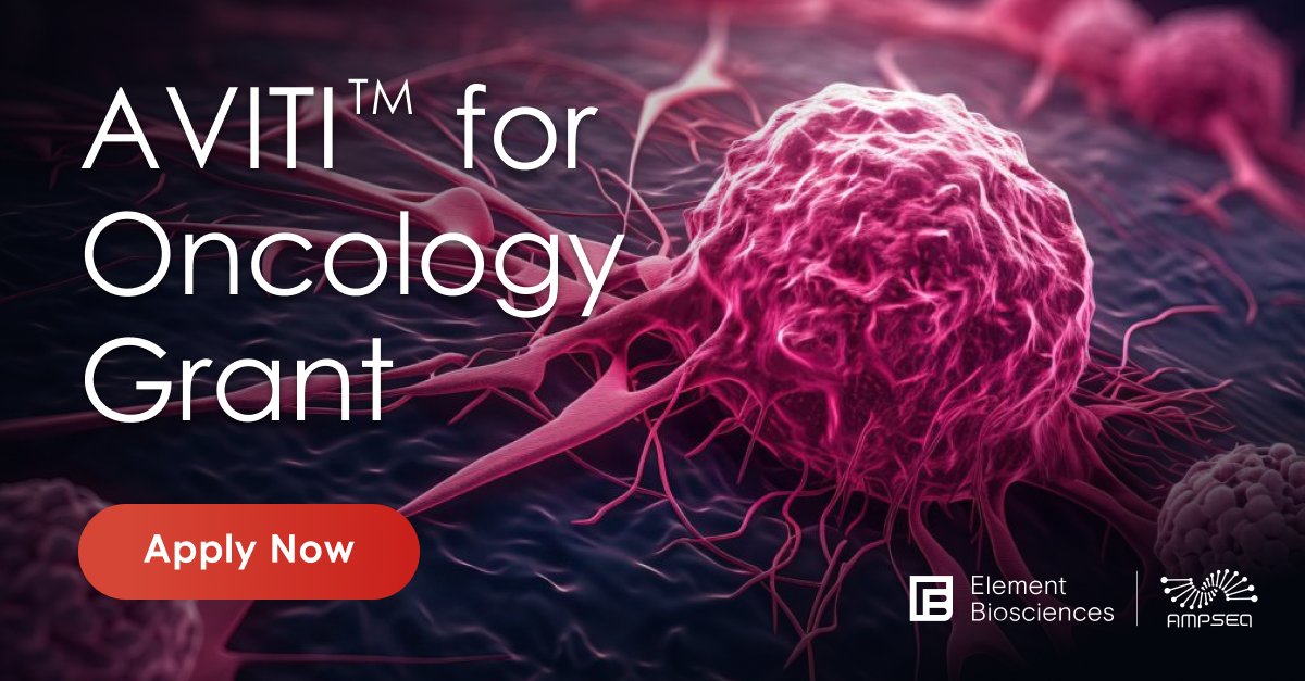 ⌛️ This is it! Friday, May 17 is the deadline to apply for our AVITI™ for #OncologyGrant. The grant is open to all proposals relevant to #oncology #research, and applying is easy. 💸💸 Don’t let free #sequencing get away, apply today: bit.ly/3J8FWHA. #OncologyResearch