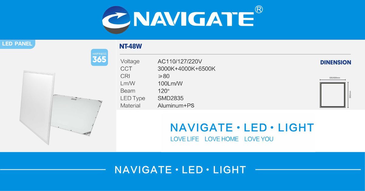 navigatemx's tweet image. ¡Ilumina tu espacio con nuestro panel LED 60x60 de 48W! 💡 Brillo potente y eficiencia energética en un diseño delgado y elegante. Perfecto para oficinas, salas de conferencias y hogares. 💼🏠 ¡Haz tu espacio más brillante y eficiente! #PanelLED #Iluminación #EficienciaEnergética