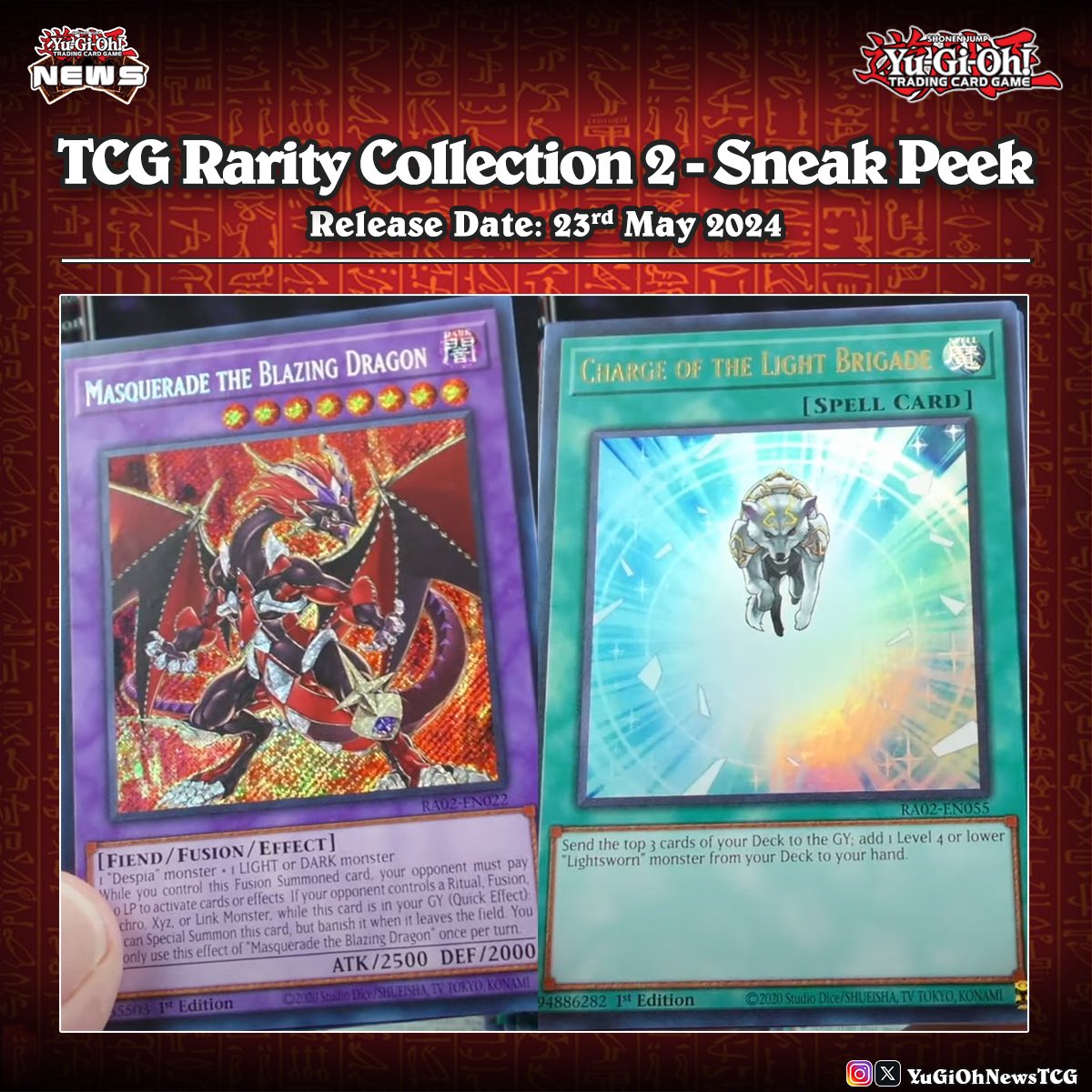 YuGiOhNewsTCG's tweet photo. ❰25𝘁𝗵 𝗔𝗻𝗻𝗶𝘃𝗲𝗿𝘀𝗮𝗿𝘆 𝗥𝗮𝗿𝗶𝘁𝘆 𝗖𝗼𝗹𝗹𝗲𝗰𝘁𝗶𝗼𝗻 2❱
Today we have a sneak peek of Rarity Collection 2❗️

Source: JRBjobber
#遊戯王 #YuGiOh #유희왕 https://t.co/iCaaAizhOH