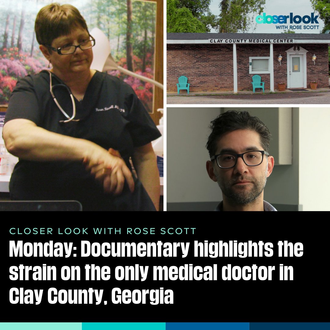On today's #CloserLookWABE with @WABERoseScott: We preview the documentary, The Only Doctor with Dr. Karen Kinsell and Director Matthew Hashiguchi. Listen at 1pm & 7pm on @WABENews & WABE.org #healthcare #healthcareworkers #Georgia