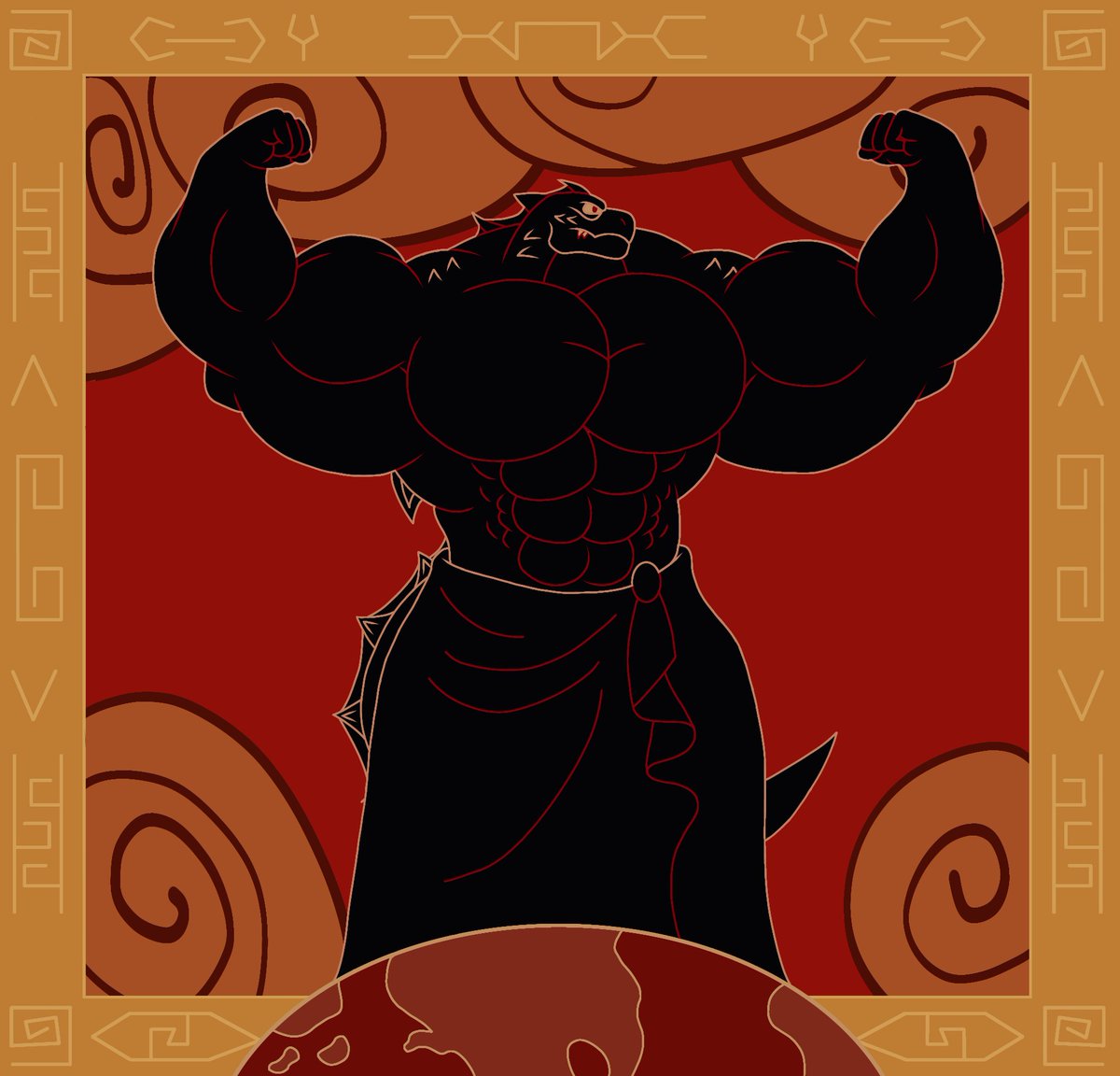 hilbertugueto's tweet photo. Buenas gente, ya terminé lo que tenía pendiente, dije que lo haría más grande..
Y aquí está, el resultado no es lo que espera, pero es algo🎨👍
#art #drawing #oc #digitalart #digitaldrawing #Godzilla #Zeus #ZeusZilla
P.d,
Las piernas me quedaron bien pero el resultado
dios 🤦 https://t.co/WguU4Wulme