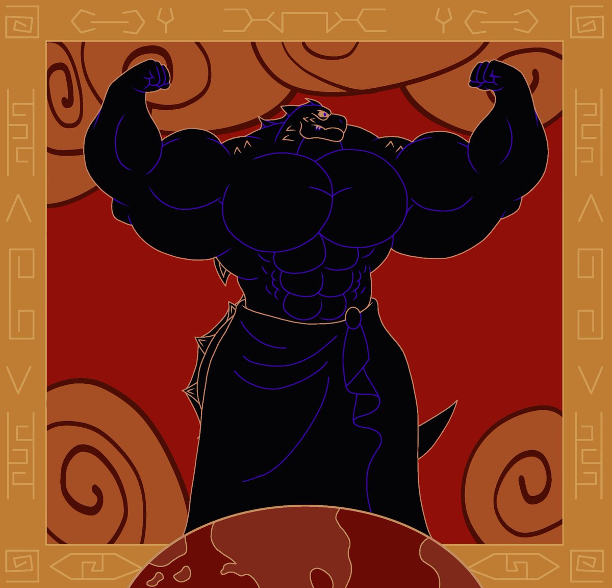 hilbertugueto's tweet photo. Buenas gente, ya terminé lo que tenía pendiente, dije que lo haría más grande..
Y aquí está, el resultado no es lo que espera, pero es algo🎨👍
#art #drawing #oc #digitalart #digitaldrawing #Godzilla #Zeus #ZeusZilla
P.d,
Las piernas me quedaron bien pero el resultado
dios 🤦 https://t.co/WguU4Wulme