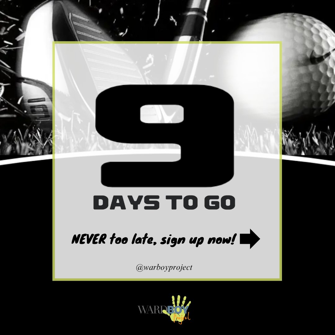 wardboyproject's tweet photo. The big day is almost here! Just 9 DAYS LEFT until our event kicks off!
Foursomes & Twosomes
https://t.co/lvMJfNIJL2
Don't Golf? Join us for Dinner!
https://t.co/5TLweRkswD
Want To Support? Donate Here
https://t.co/ixsHGCM04Z
#wardboyproject #bayareaevents #Golf #NLF https://t.co/iyG07Vh7Qh