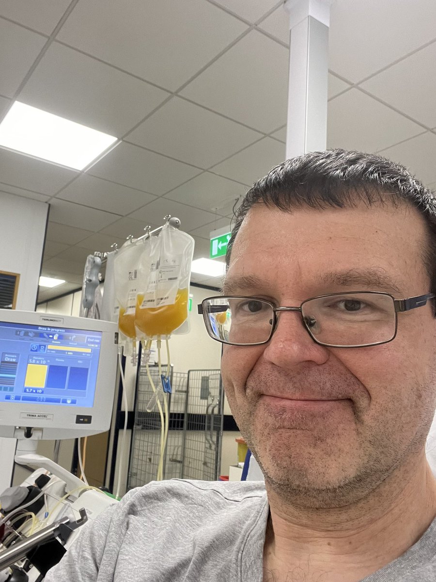 Marking 15 years of @GiveBloodNHS platelet donations with the latest offering! #blooddonor