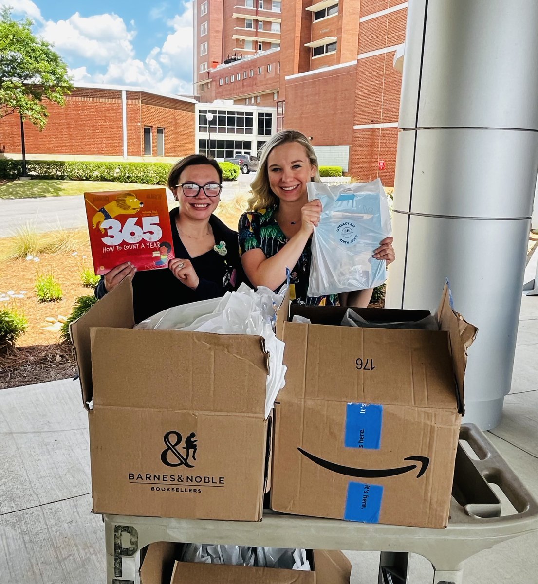 Last week, our team had the privilege of delivering more literacy kits to the pediatric floor of DCH Health System!  From captivating books to engaging activities and crafts, these kits are designed to inspire and empower our little readers. #accesstobooks #communitypartnerships